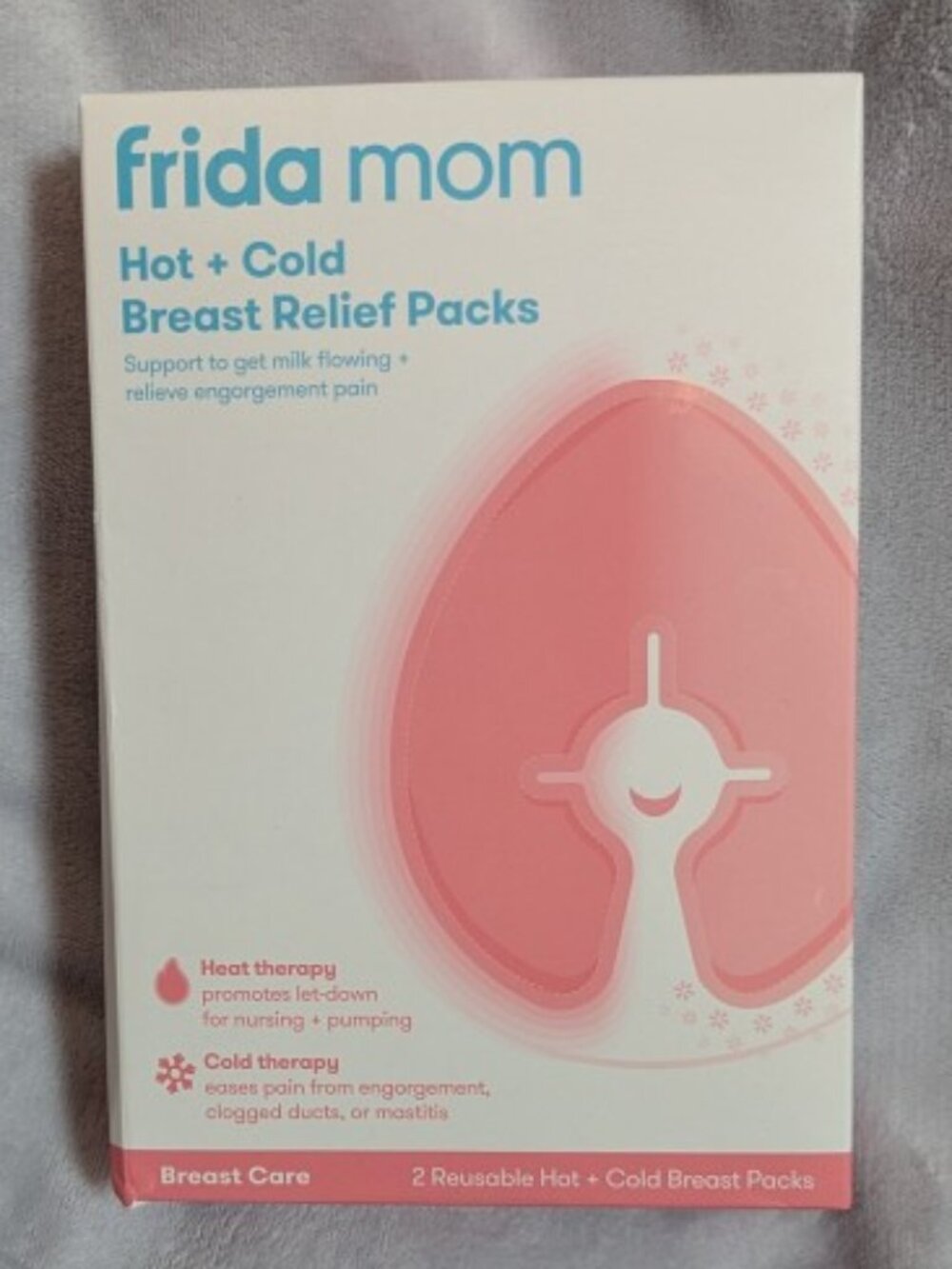 NIB Frida Mom Cold and Heat Breast Warmers - 2ct: Breast Relief Pads